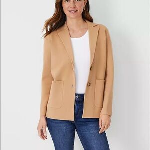 Ann Taylor Sweater Blazer